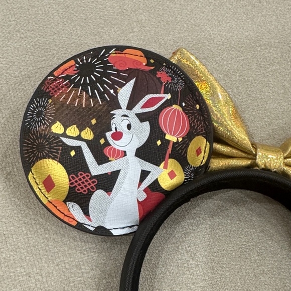 Disney Gold and Pink Mouse Ear Headbands - Picture 7 of 12